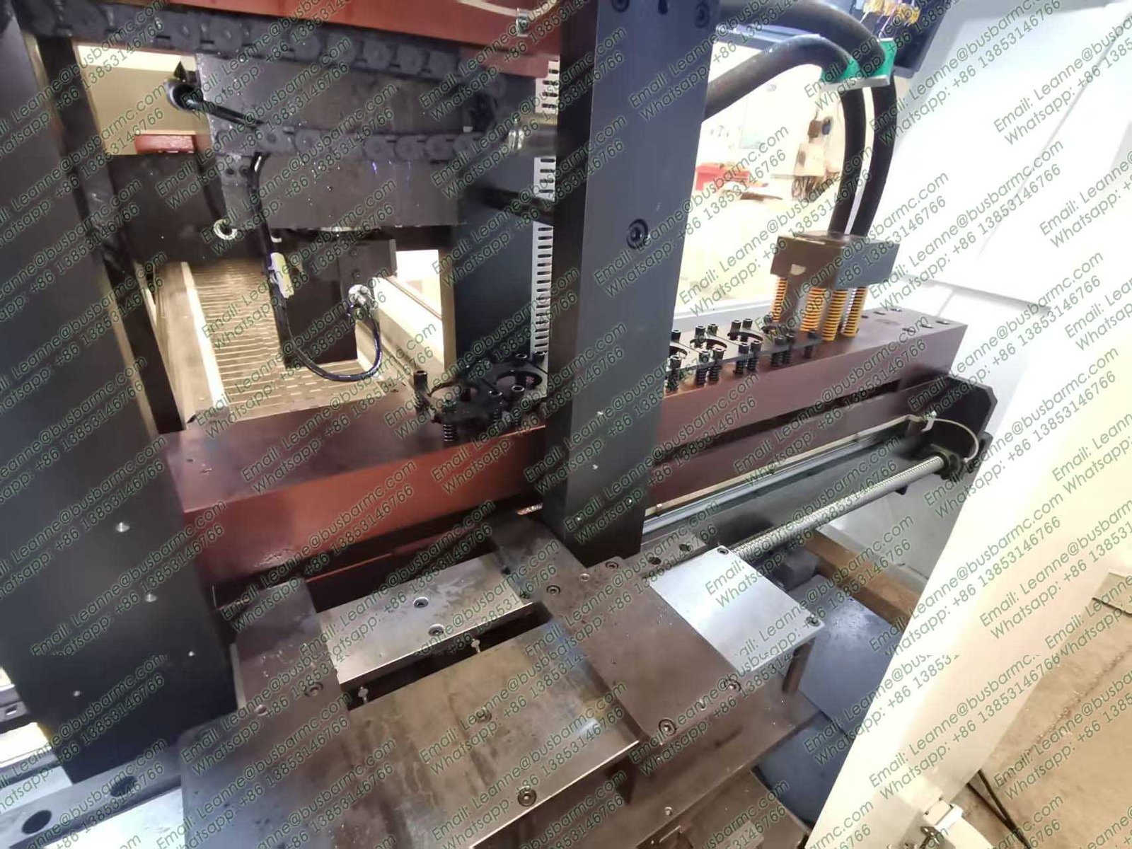 cnc-busbar-punching-machine-Fiber Laser Marking Machine for Copper Busbars