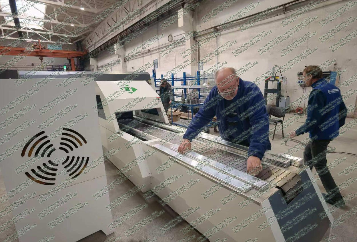 High Precision CNC Punching & Shearing for Copper Busbars | Europe Project by LTMC | Best Machine for Switchgear Manufacturing
